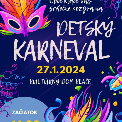 Maškarný ples Kľače 2024